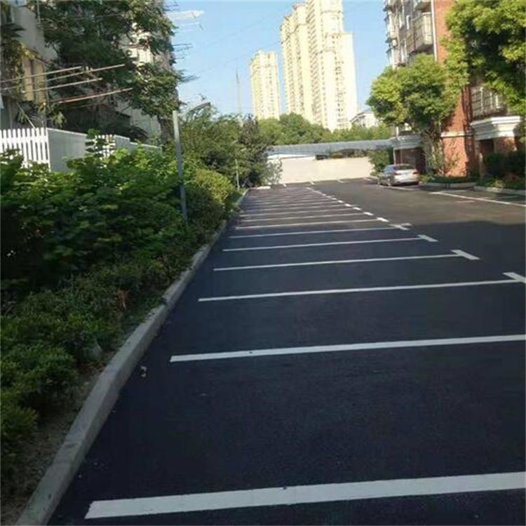 永安坝街道厂区划线